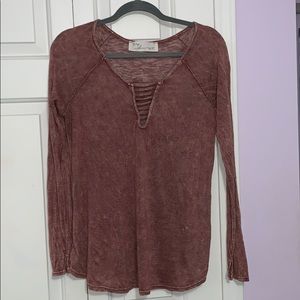 Vintage Havana Burnt Pink Long Sleeve